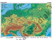 Kép 1/2 - Közép-Európa domborzata + vaktérkép 160x120 cm DUO