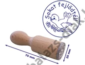 Kép 1/2 - Jutalmazó fa nyomda - Sokat fejlődtél!