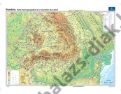 Kép 1/2 - Románia. Fizikai-földrajzi térkép és földalatti természeti erőforrások – Duo (140*100cm) - román nyelven