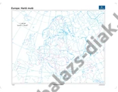 Kép 2/2 - Európa. A fizikai-földrajzi térkép és a fő földalatti természeti erőforrások – Duo 160*120 cm - román nyelven