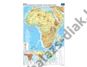 Kép 1/2 - Afrika. Fizikai-földrajzi térkép és az altalaj és Afrika főbb természeti erőforrásai. Politikai térkép – Duo Plus 160*120 cm - román nyelven