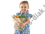 Kép 2/5 - New Sprouts® Gyümölcsök és zöldségek vászontáskával