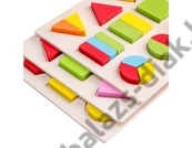 Kép 5/5 - Felező puzzle - színek és geometriai formák