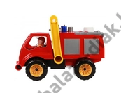 Kép 2/2 - Tűzoltóautó vízpumpával és figurával 31cm