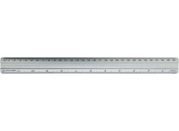 Vonalzó Fém 30Cm Kétoldalas Centiméter/Inch Beosztás