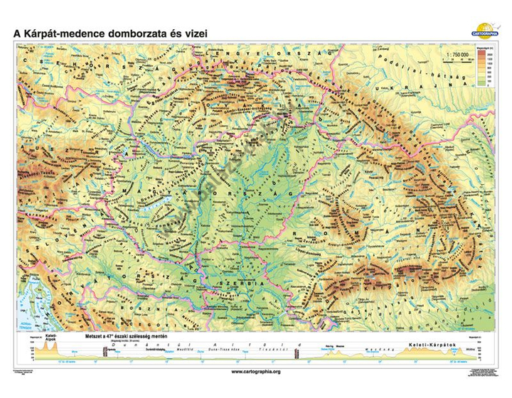 kárpát medence domborzati térképe utvonal tervezés tiszabecs-göd