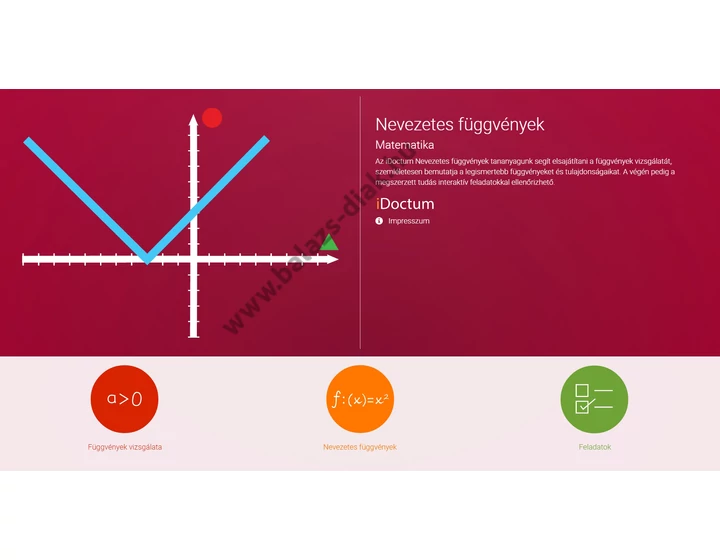 iDoctum - Matematika: Nevezetes függvények
