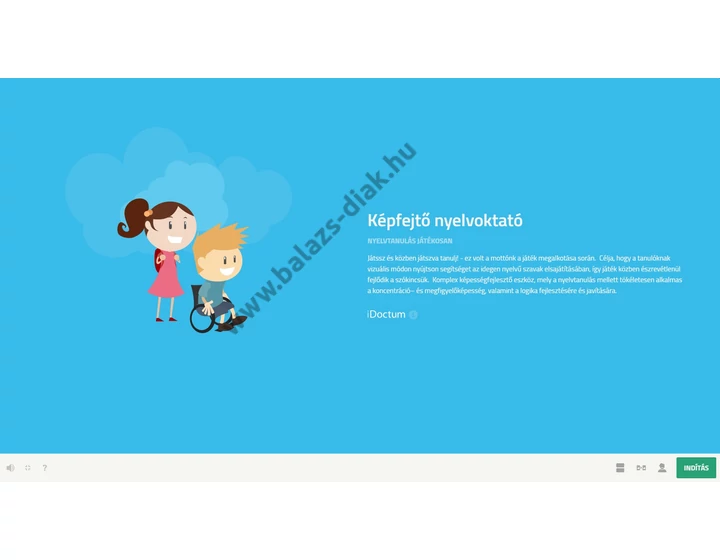 iDoctum - Idegen nyelv: Képfejtő - játék angol nyelvtanuláshoz